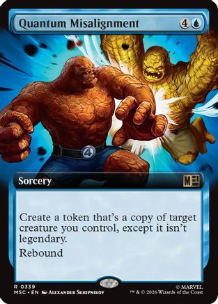 Quantum Misalignment (Extended Art) (MSC-339) - Commander: Marvel Super Heroes | Grognard Games