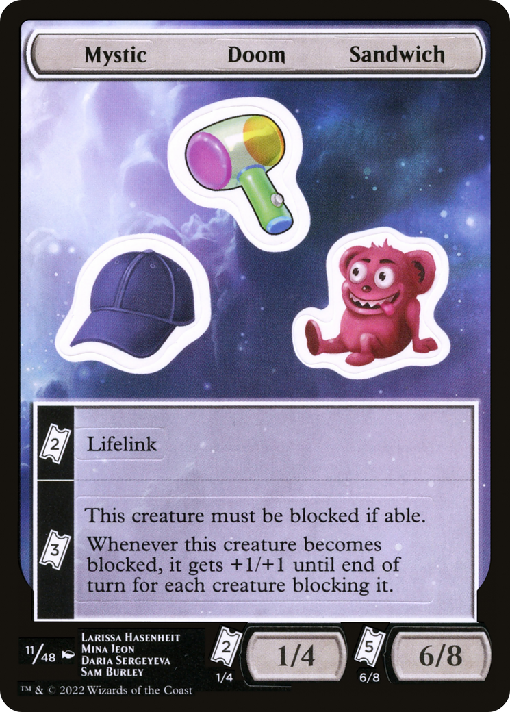 Mystic Doom Sandwich [Unfinity Stickers] | Grognard Games