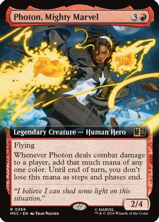 Photon, Mighty Marvel (Extended Art) (MSC-369) - Commander: Marvel Super Heroes | Grognard Games