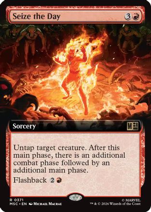 Seize the Day (Extended Art) (MSC-371) - Commander: Marvel Super Heroes | Grognard Games