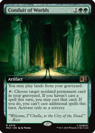 Conduit of Worlds (Extended Art) (MSC-378) - Commander: Marvel Super Heroes | Grognard Games