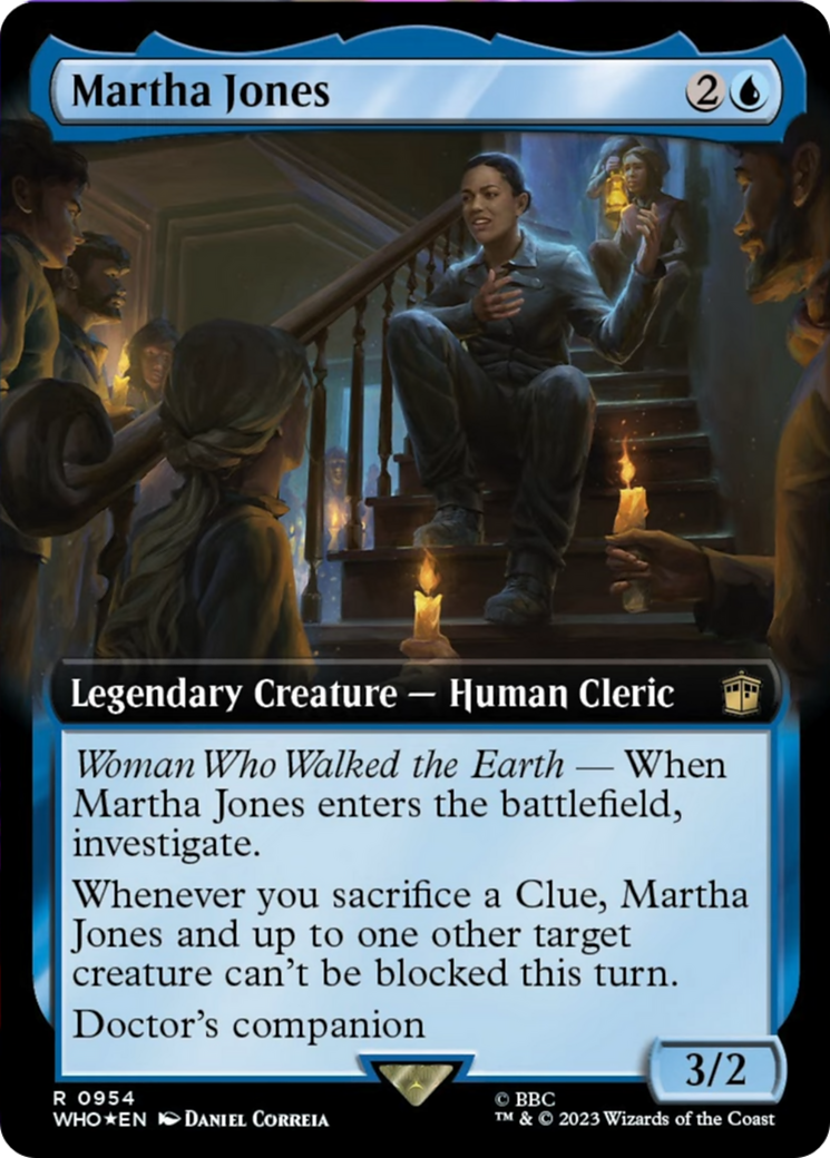 Martha Jones (Extended Art) (Surge Foil) [Doctor Who] | Grognard Games