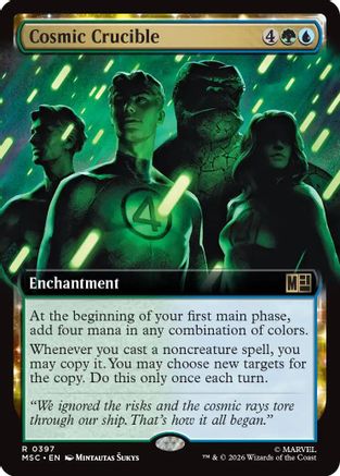 Cosmic Crucible (Extended Art) (MSC-397) - Commander: Marvel Super Heroes | Grognard Games
