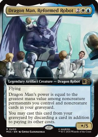 Dragon Man, Reformed Robot (Extended Art) (MSC-400) - Commander: Marvel Super Heroes | Grognard Games