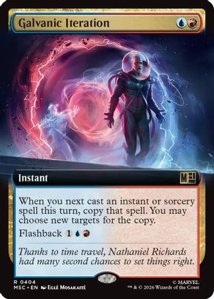 Galvanic Iteration (Extended Art) (MSC-404) - Commander: Marvel Super Heroes | Grognard Games