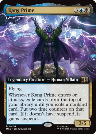 Kang Prime (Extended Art) (MSC-406) - Commander: Marvel Super Heroes | Grognard Games