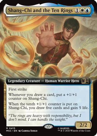 Shang-Chi and the Ten Rings (Extended Art) (MSC-415) - Commander: Marvel Super Heroes | Grognard Games