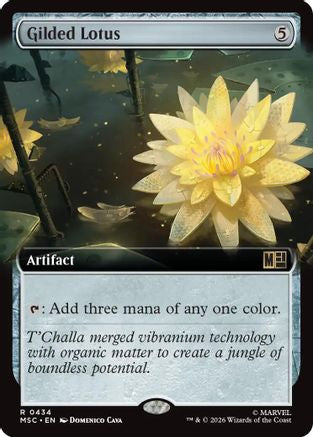 Gilded Lotus (Extended Art) (MSC-434) - Commander: Marvel Super Heroes | Grognard Games