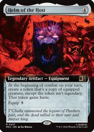 Helm of the Host (Extended Art) (MSC-437) - Commander: Marvel Super Heroes | Grognard Games