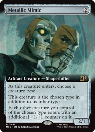 Metallic Mimic (Extended Art) (MSC-441) - Commander: Marvel Super Heroes | Grognard Games