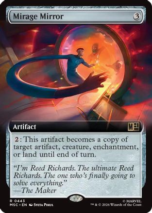 Mirage Mirror (Extended Art) (MSC-443) - Commander: Marvel Super Heroes | Grognard Games