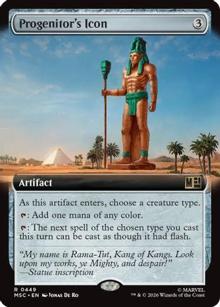 Progenitor's Icon (Extended Art) (MSC-449) - Commander: Marvel Super Heroes | Grognard Games