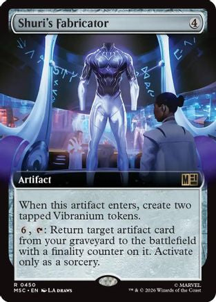 Shuri's Fabricator (Extended Art) (MSC-450) - Commander: Marvel Super Heroes | Grognard Games