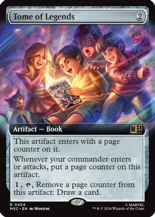 Tome of Legends (Extended Art) (MSC-454) - Commander: Marvel Super Heroes | Grognard Games