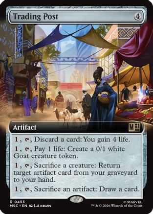 Trading Post (Extended Art) (MSC-455) - Commander: Marvel Super Heroes | Grognard Games