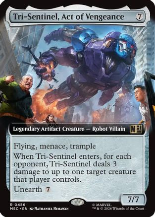 Tri-Sentinel, Act of Vengeance (Extended Art) (MSC-456) - Commander: Marvel Super Heroes | Grognard Games