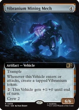 Vibranium Mining Mech (Extended Art) (MSC-458) - Commander: Marvel Super Heroes | Grognard Games