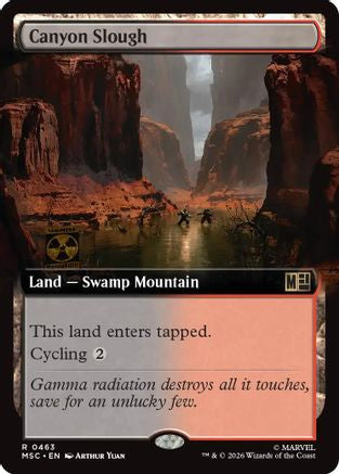 Canyon Slough (Extended Art) (MSC-463) - Commander: Marvel Super Heroes | Grognard Games