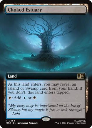 Choked Estuary (Extended Art) (MSC-464) - Commander: Marvel Super Heroes | Grognard Games