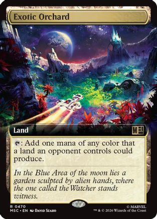 Exotic Orchard (Extended Art) (MSC-470) - Commander: Marvel Super Heroes | Grognard Games