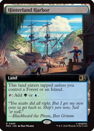 Hinterland Harbor (Extended Art) (MSC-480) - Commander: Marvel Super Heroes | Grognard Games