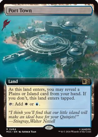 Port Town (Extended Art) (MSC-484) - Commander: Marvel Super Heroes | Grognard Games