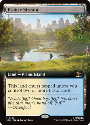 Prairie Stream (Extended Art) (MSC-485) - Commander: Marvel Super Heroes | Grognard Games