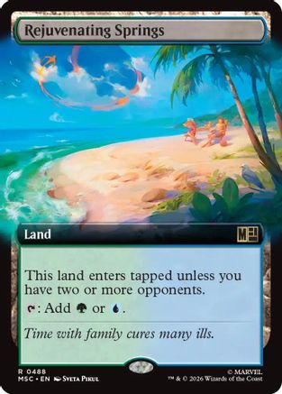 Rejuvenating Springs (Extended Art) (MSC-488) - Commander: Marvel Super Heroes | Grognard Games
