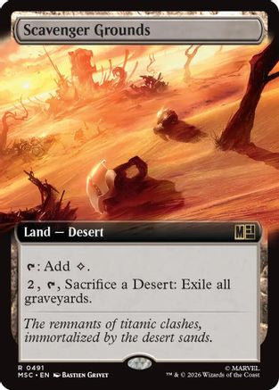 Scavenger Grounds (Extended Art) (MSC-491) - Commander: Marvel Super Heroes | Grognard Games