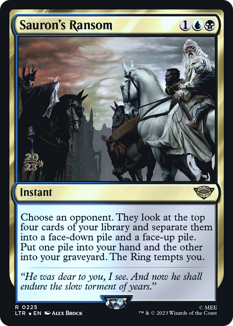 Sauron's Ransom [The Lord of the Rings: Tales of Middle-Earth Prerelease Promos] | Grognard Games