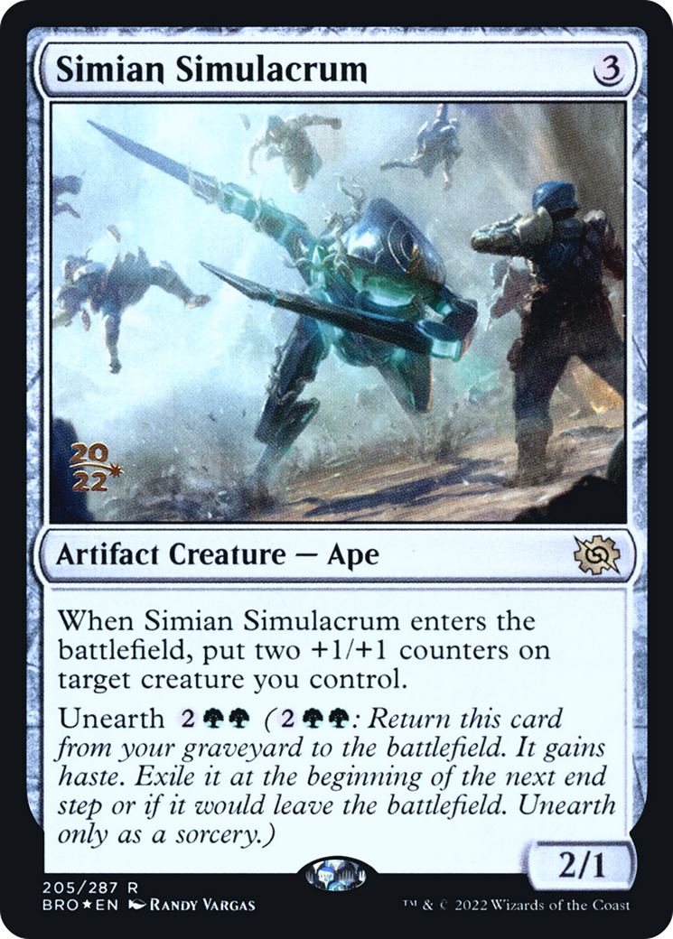 Simian Simulacrum [The Brothers' War: Prerelease Promos] | Grognard Games
