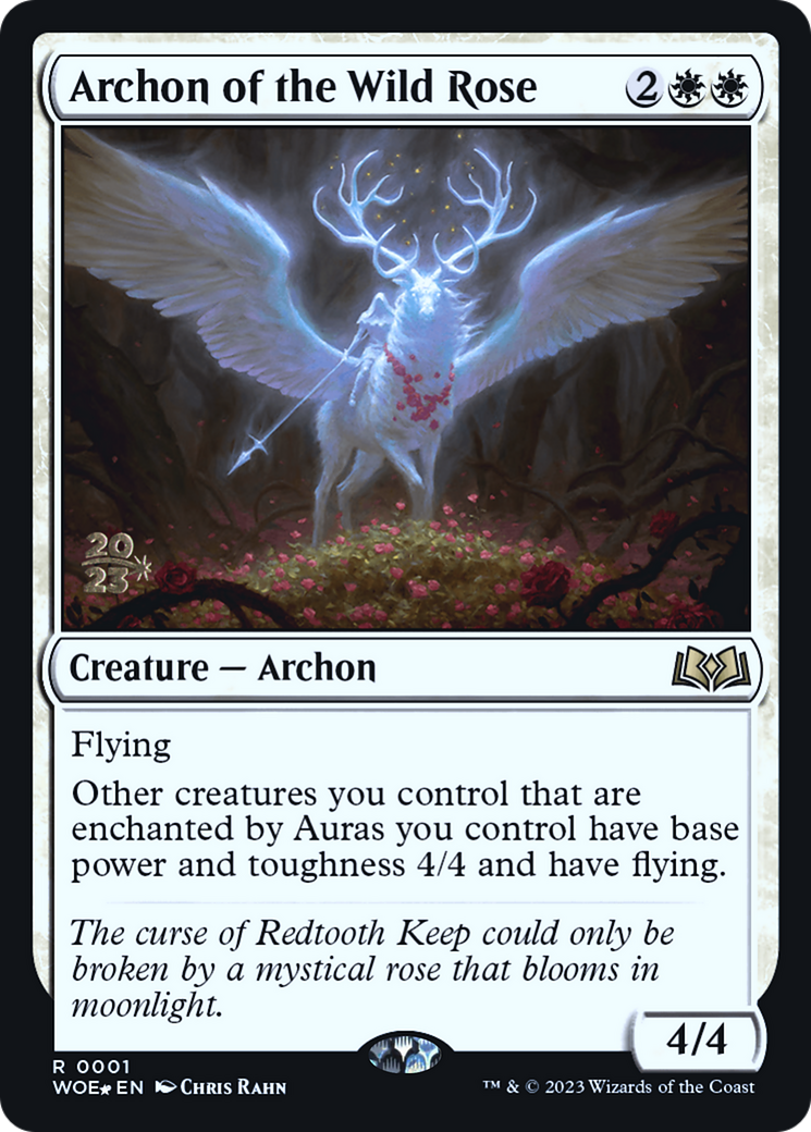 Archon of the Wild Rose [Wilds of Eldraine Prerelease Promos] | Grognard Games