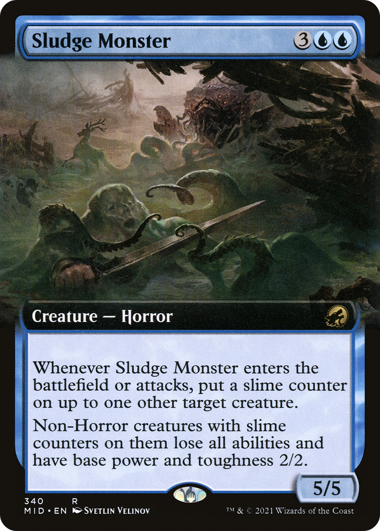 Sludge Monster (Extended) [Innistrad: Midnight Hunt] | Grognard Games