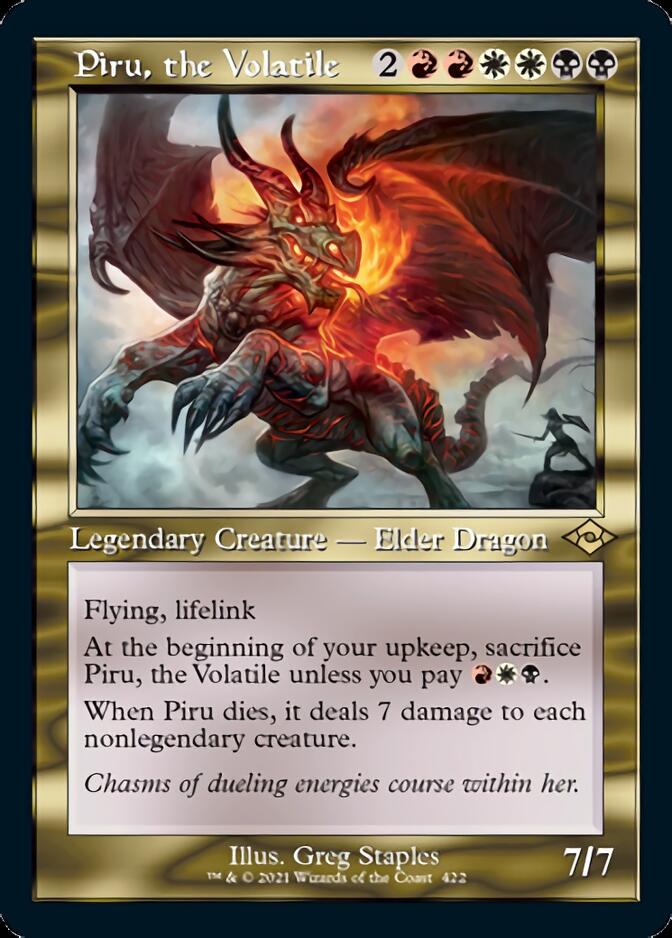 Piru, the Volatile (Retro) [Modern Horizons 2] | Grognard Games