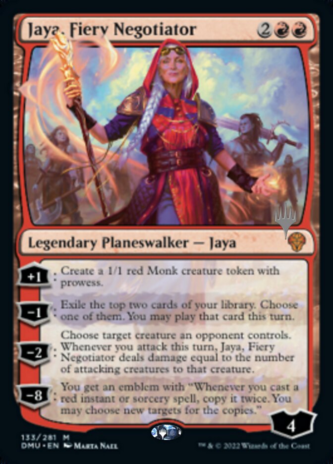 Jaya, Fiery Negotiator (Promo Pack) [Dominaria United Promos] | Grognard Games