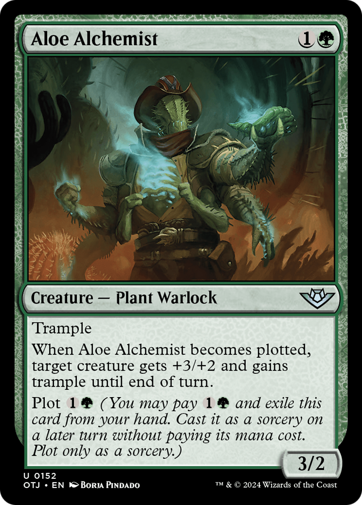 Aloe Alchemist (OTJ-152) - Outlaws of Thunder Junction | Grognard Games