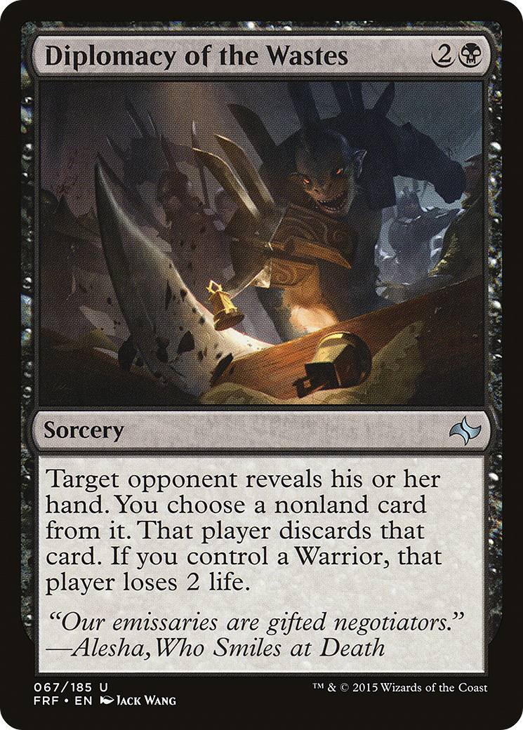 Diplomacy of the Wastes [Fate Reforged] | Grognard Games
