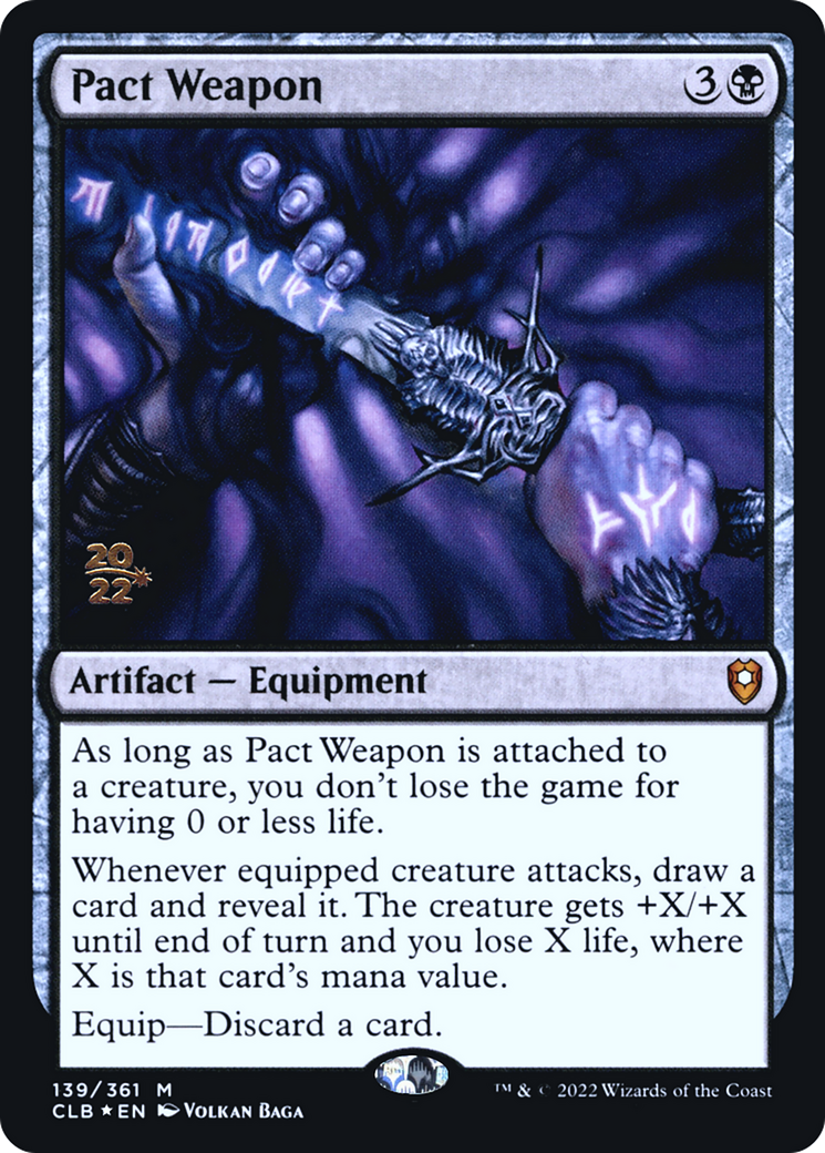 Pact Weapon [Commander Legends: Battle for Baldur's Gate Prerelease Promos] | Grognard Games