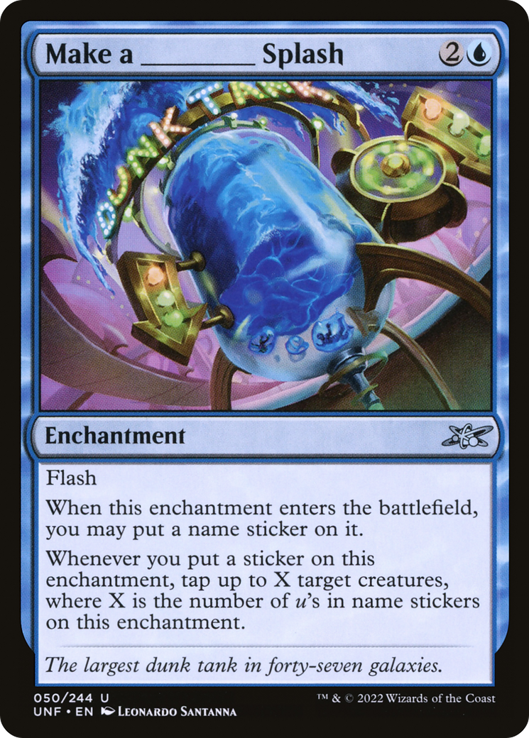 Make a _____ Splash [Unfinity] | Grognard Games