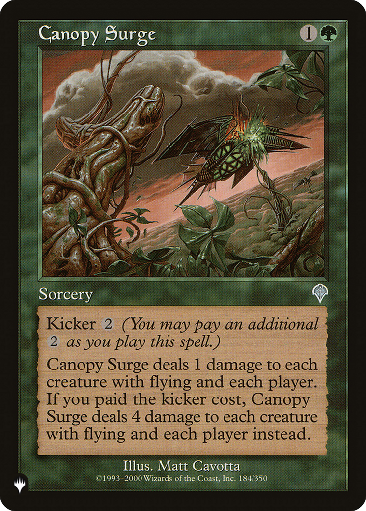 Canopy Surge [The List] | Grognard Games