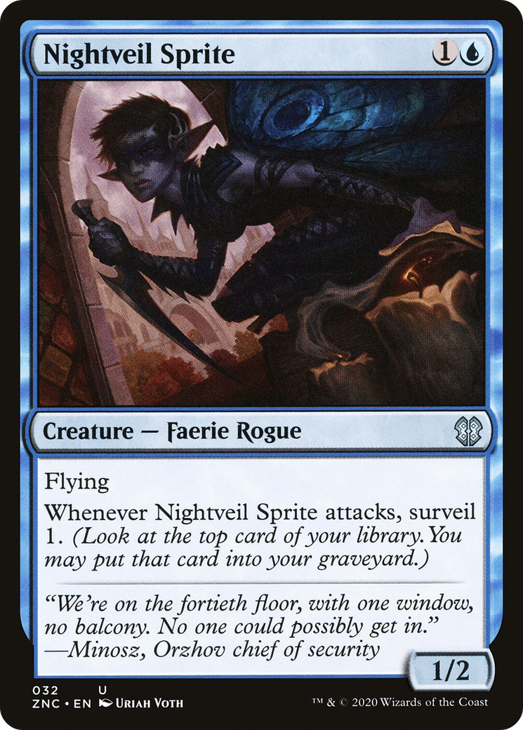 Nightveil Sprite [Zendikar Rising Commander] | Grognard Games