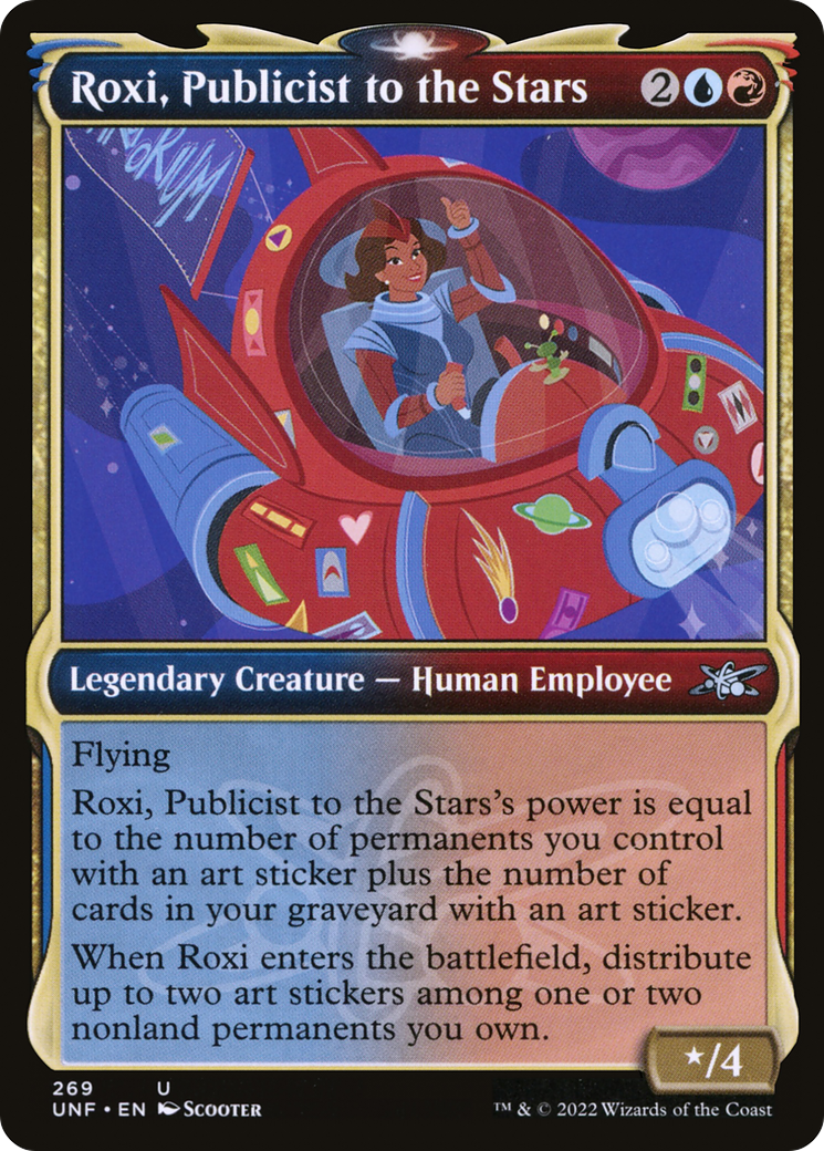 Roxi, Publicist to the Stars (Showcase) [Unfinity] | Grognard Games
