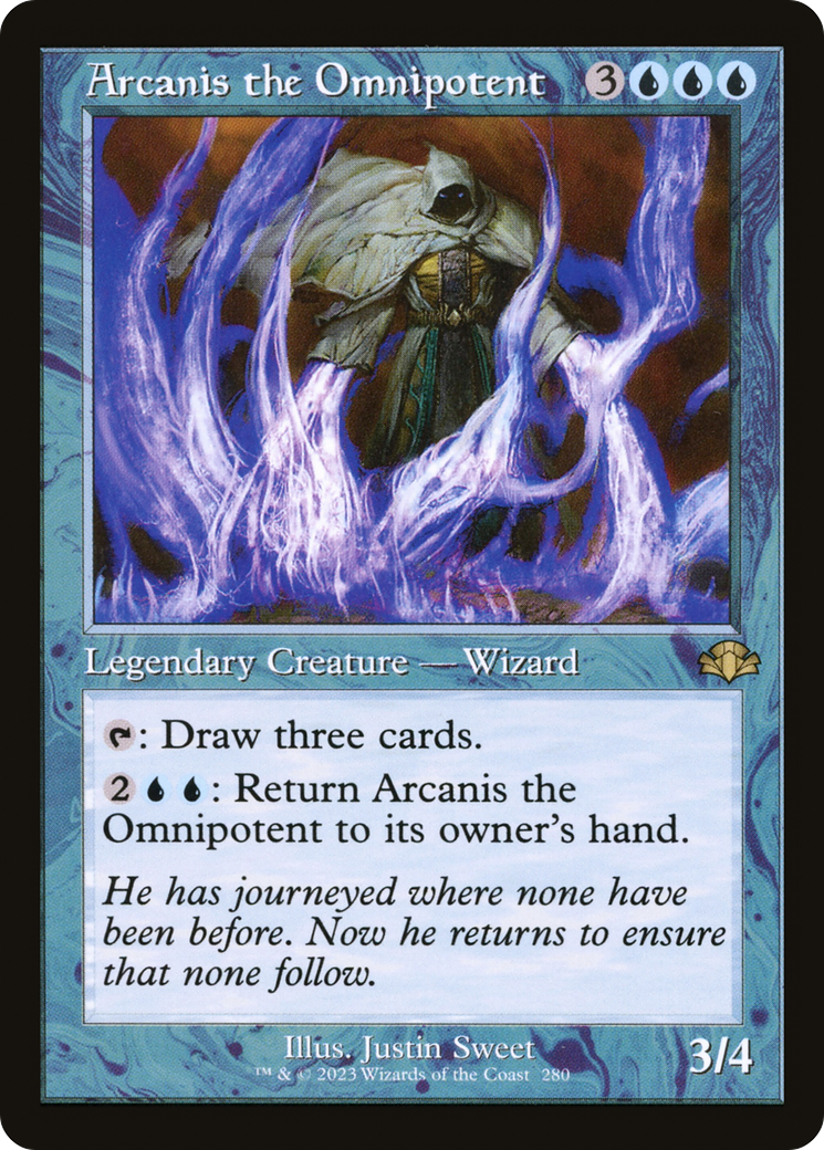 Arcanis the Omnipotent (Retro) [Dominaria Remastered] | Grognard Games