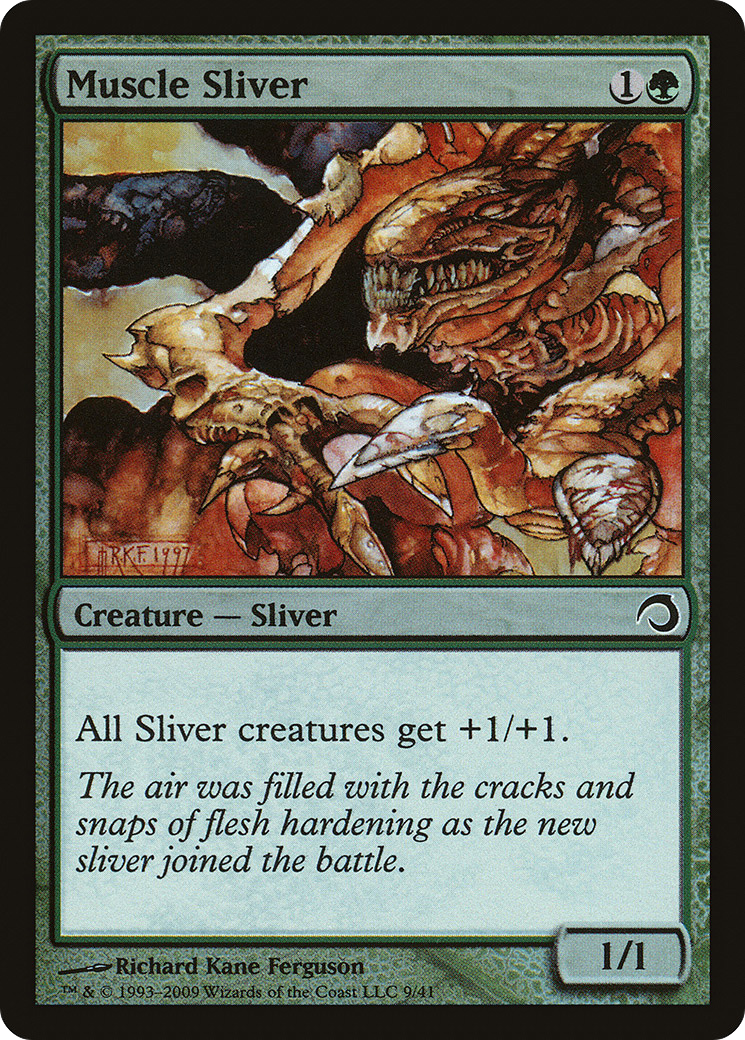 Muscle Sliver [Premium Deck Series: Slivers] | Grognard Games