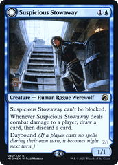 Suspicious Stowaway // Seafaring Werewolf [Innistrad: Midnight Hunt Prerelease Promos] | Grognard Games