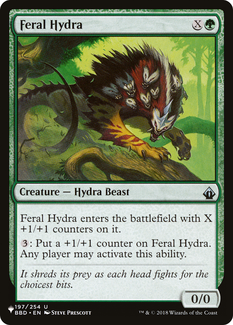 Feral Hydra [The List Reprints] | Grognard Games