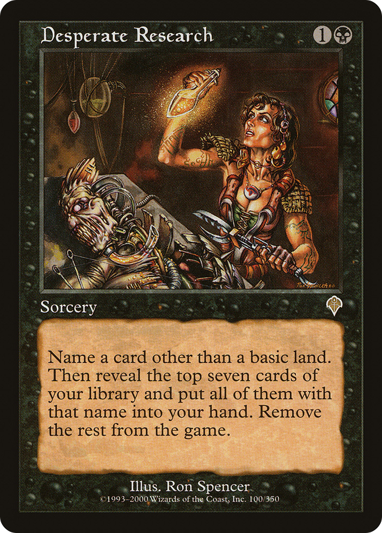 Desperate Research [Invasion] | Grognard Games