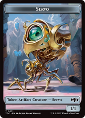 Servo // Warrior Double-Sided Token [Tarkir: Dragonstorm Commander Tokens] | Grognard Games