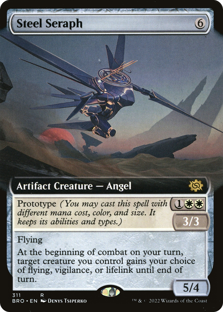 Steel Seraph (Extended Art) [The Brothers' War] | Grognard Games