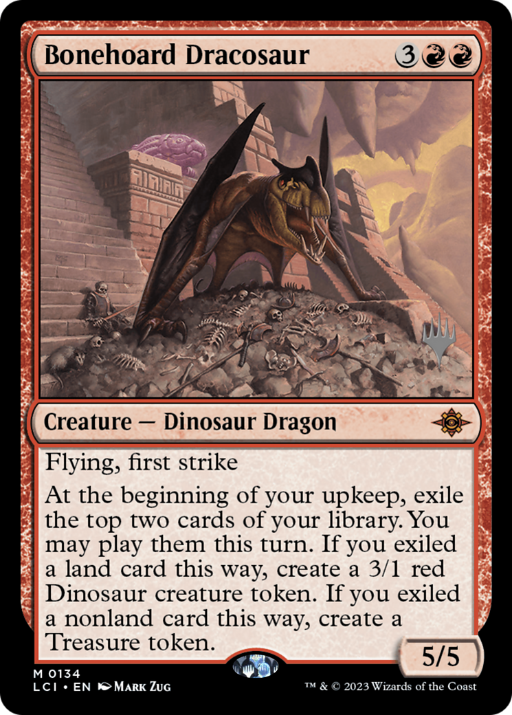 Bonehoard Dracosaur (Promo Pack) [The Lost Caverns of Ixalan Promos] | Grognard Games